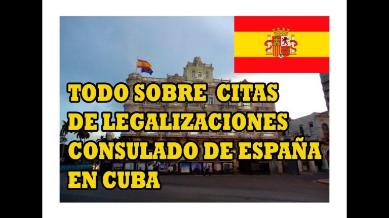 Todo lo que necesitas saber sobre la cita para legalizar documentos en el Consulado de España en La Habana