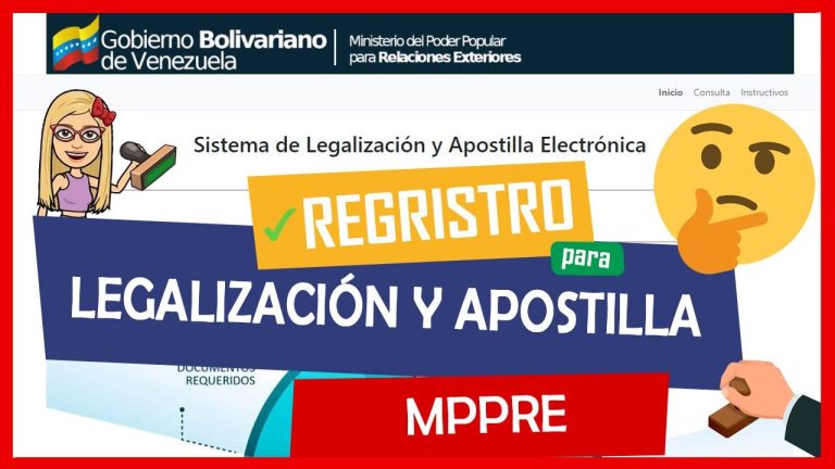Todo lo que necesitas saber sobre citas para legalizaciones en el MPPRE (Gobierno de Venezuela)