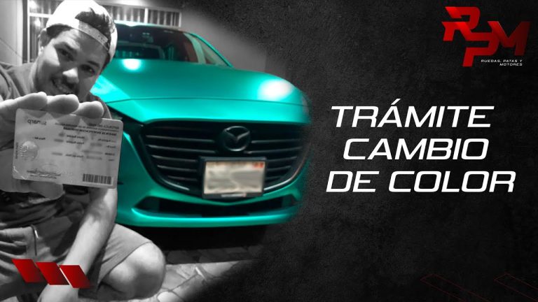 Guía completa: cómo legalizar el cambio de color de un coche en España 2021