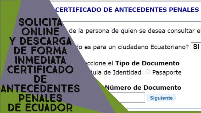 Guía Completa: Cómo Legalizar el Certificado de Antecedentes Penales Ecuatoriano paso a paso en 2021