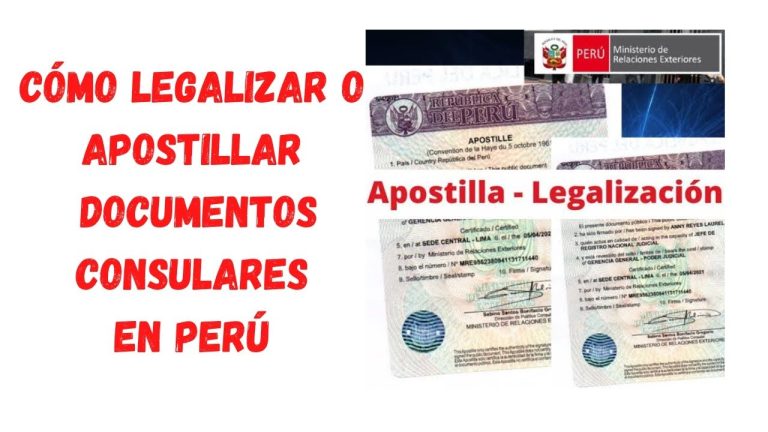 Guía completa sobre cómo legalizar un documento en Perú: Requisitos y pasos a seguir en 2021