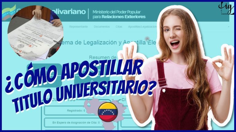 Guía completa: Cómo legalizar y apostillar tu título universitario en Venezuela fácilmente