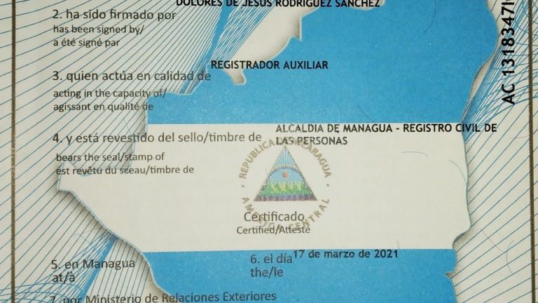 ¿Eres extranjero en Nicaragua? Descubre por qué no necesitas legalizar tu documento apostillado por el Ministerio de Relaciones Exteriores
