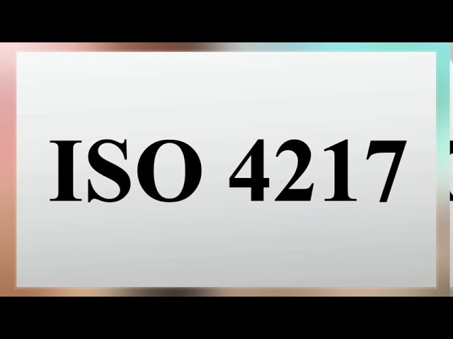 Aprende todo sobre el estándar legalizado ISO 4217: la clave para la legalización en el mundo financiero