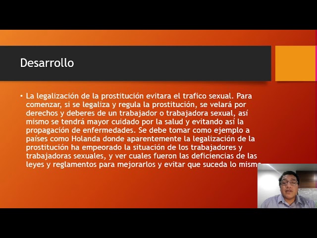 La legalización de la prostitución: una reflexión desde un enfoque argumentativo