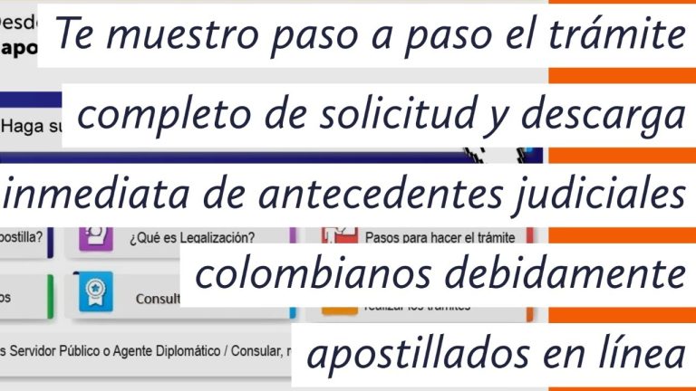 Conoce aquí cómo legalizar tu pasado judicial para el consulado colombiano: Guía paso a paso